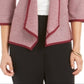 Alfani Women's Drape Front Cardigan Red Size X-Large