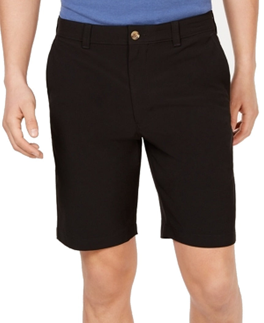 Club Room Men's 4 Way Stretch 9 Eco Tech Shorts Black Size 42