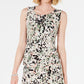 JM Collection Women's Floral Print Tank Top White Size Large