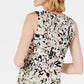 JM Collection Women's Floral Print Tank Top White Size Large