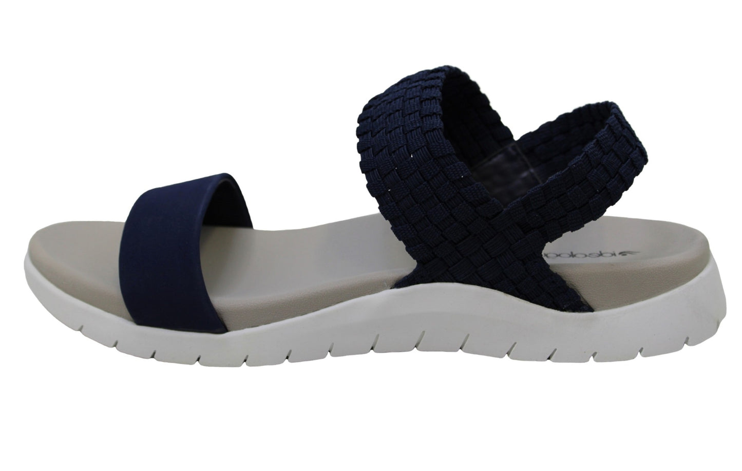 ID Ideology Women's Paxxton Fabric Open Toe Casual Slingback Sandals Blue Size 7.5