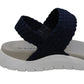 ID Ideology Women's Paxxton Fabric Open Toe Casual Slingback Sandals Blue Size 7.5