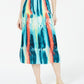 Alfani Women's Knife Pleat MIDI Skirt Blue Size Small