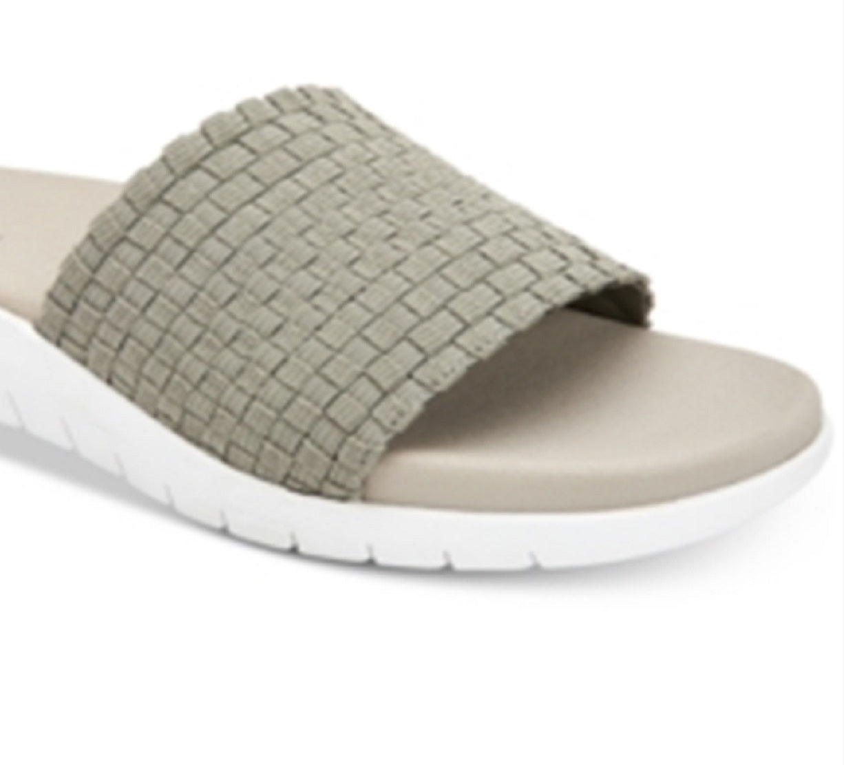 ID Ideology Women's Fabric Open Toe Casual Slide Sandals Green Size 9.5