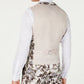 INC International Concepts Men's Slim Fit Botanical Suit Vest Brown Size X-Small