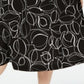 Alfani Women's Printed MIDI Skirt Black Size 18W