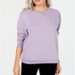 Karen Scott Women's Sport Long Sleeve Crewneck Sweatshirt Purple Size Medium