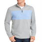 Club Room Men's Quarter Zip French Rib Pullover Gray Size X-Large