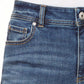 INC International Concepts Women's Grommet Detail Cropped Skinny Jeans Blue Size 12