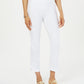 Charter Club Women's Tummy Control Pull On Pants White Size 18