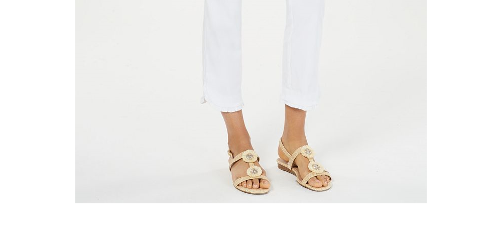 Charter Club Women's Tummy Control Pull On Pants White Size 18