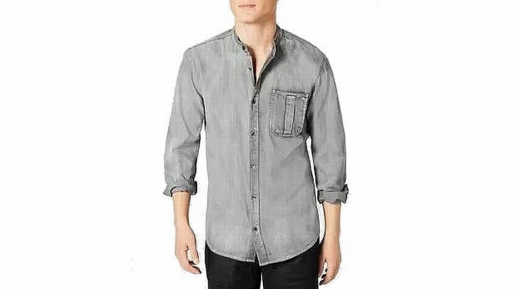 I.n.c. International Concepts Men's Denim Shirt Size XXL