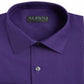 Alfani Men's Regular Fit Wrinkle Resistant Button Down Shirt Purple Size M