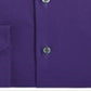 Alfani Men's Regular Fit Wrinkle Resistant Button Down Shirt Purple Size M