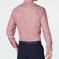 Tasso Elba Men's Non Iron Regular Fit Dress Shirt Red Size 15.5X34-35
