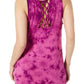 Ideology Women's Tie-Dye Criss-Cross Back Tank Top Size L
