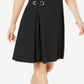 JM Collection Women's Grommet Side Dress Black Size Small