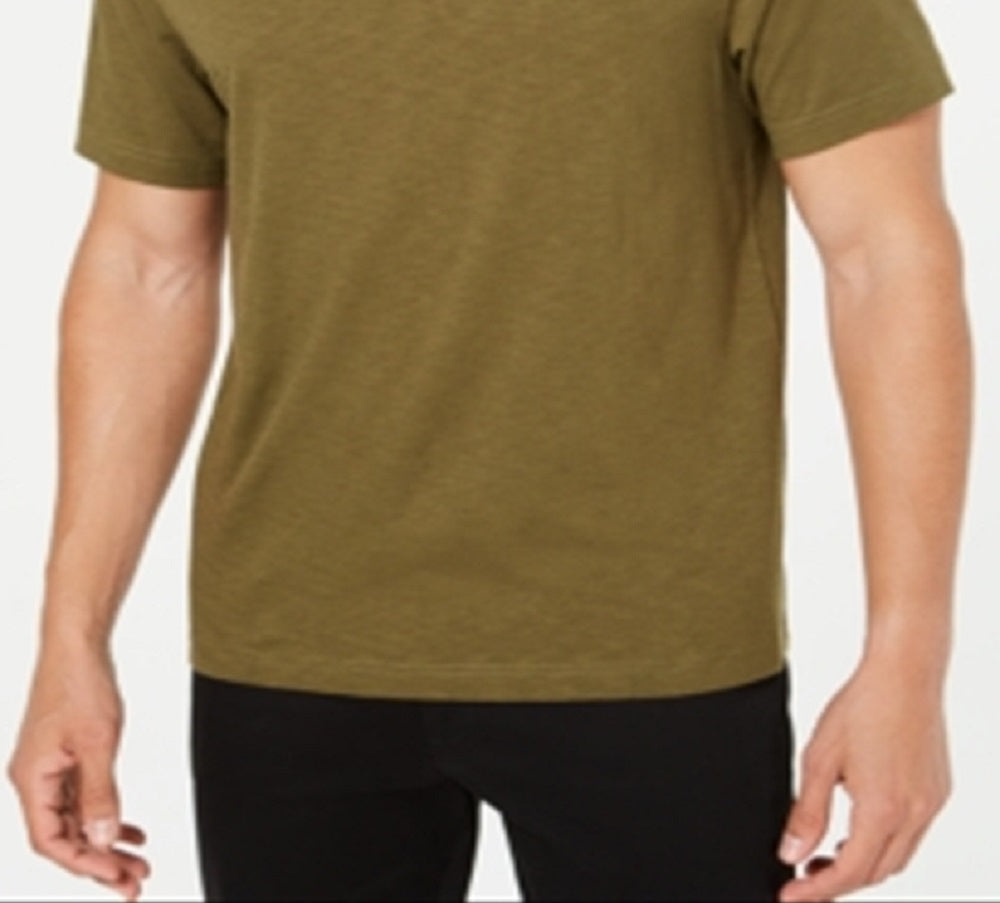 Tasso Elba Men's Layered Look T-Shirt Green Size Small