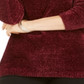 Karen Scott Women's Boat Neck Chenille Sweater Red Size XX-Large