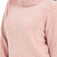 Karen Scott Women's Chenille Mock Neck Sweater Pink Size Small