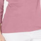 Karen Scott Women's Cotton 3/4 Sleeve Top Pink Size XX-Large