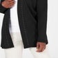 Karen Scott Women's Cotton Studded Open Front Cardigan Black Size Large