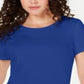 Karen Scott Women's Solid T-Shirt Blue Size X-Large