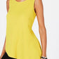 Alfani Women's Gold Asymmetrical Hem Top Size Small