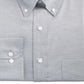 Club Room Men's Regular Fit Front Pocket Dress Shirt Gray Size 32X33