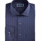 Club Room Men's Rust Pinstriped Regular Fit Dress Shirt Blue Size 16.5X32X33