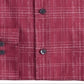 Alfani Men's Slim Fit Performance Stretch Modern Slub Print Dress Shirt Red Size M