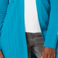 Karen Scott Women's Shawl Collar Cardigan Blue Size Large
