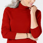 Karen Scott Women's Turtleneck Sweater Red Size X-Small