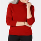 Karen Scott Women's Turtleneck Sweater Red Size X-Small