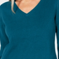 Karen Scott Women's V Neck Sweater Green Size XX-Large