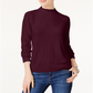 Karen Scott Women's Mock Neck Sweater Red Size Petite XL