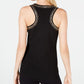 INC International Concepts Women's Studded Tank Top Black Size Petite XL