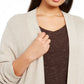 Style & Co Women's Layering Open Front Duster Sweater Brown Size 1X