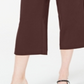Alfani Women's Culotte Pull on Cropped Wide Leg Pants Brown Size X-Large