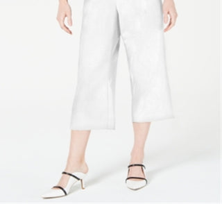 Alfani Women's Pull on Culottes White Size Petite X-Small