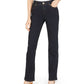 INC International Concepts Women's Tummy Control Straight Leg Jeans Blue Size 0 Petite