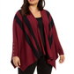 Alfani Women's Plus Striped Open Front Cardigan Red Size 1X