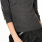 Charter Club Women's Cashmere Turtleneck Sweater Gray Size Medium