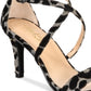 Thalia Sodi Women's Darria2F Suede Open Toe Formal Ankle Strap Shoes Black Size 5.5
