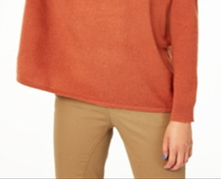 Charter Club Women's V Neck Pure Cashmere Sweater Brown Size X-Small