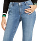 INC International Concepts Women's Curvy Fit Boyfriend Jeans Blue Size 4