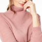 Charter Club Women's Cashmere Turtleneck Sweater Pink Size Petite S