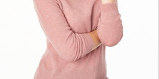 Charter Club Women's Cashmere Turtleneck Sweater Pink Size Petite S