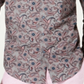 Tasso Elba Men's Fontino Paisley Print Shirt Gray Size XL