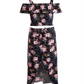 Epic Threads Big Girl's 2 Pc Ruffled Top & Maxi Skirt Set  Black Size SM
